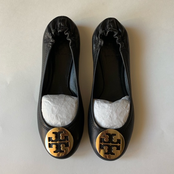 Tory Burch Leather Ballet Flats - Picture 1 of 3